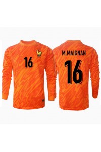 Fotbalové Dres Francie Mike Maignan #16 Brankářské Venkovní Oblečení ME 2024 Dlouhý Rukáv